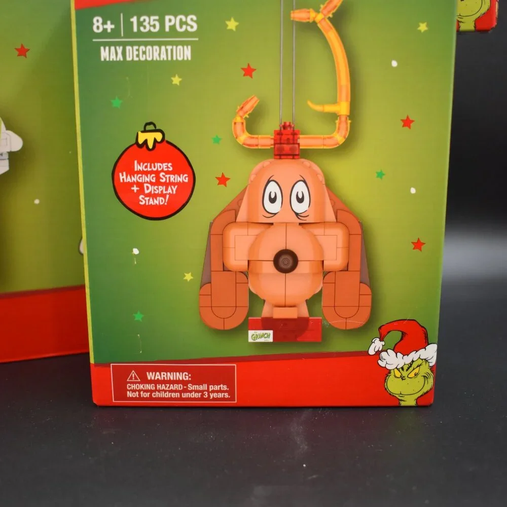 Dr.Seuss The GRINCH Brickcraft Building Set with Max Compatible Lego, New in Box